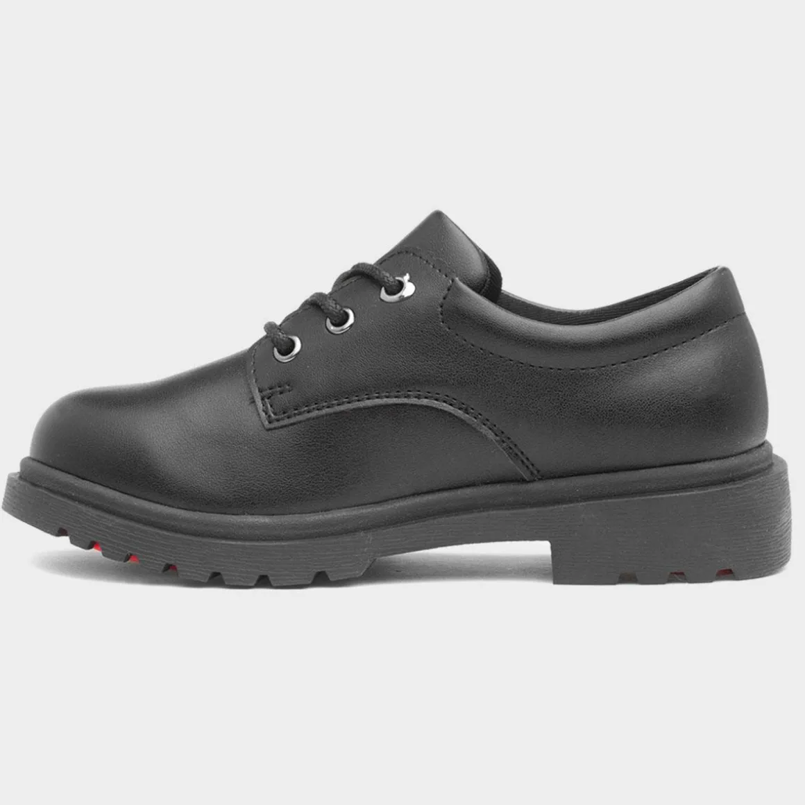 Heavenly Feet Jasmine Girls Black Lace Up Shoe