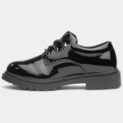 Heavenly Feet Jasmine Girls Black Patent Shoe