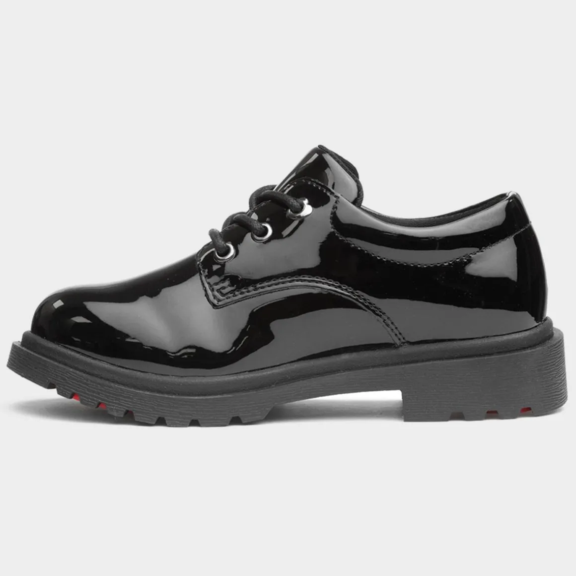 Heavenly Feet Jasmine Girls Black Patent Shoe