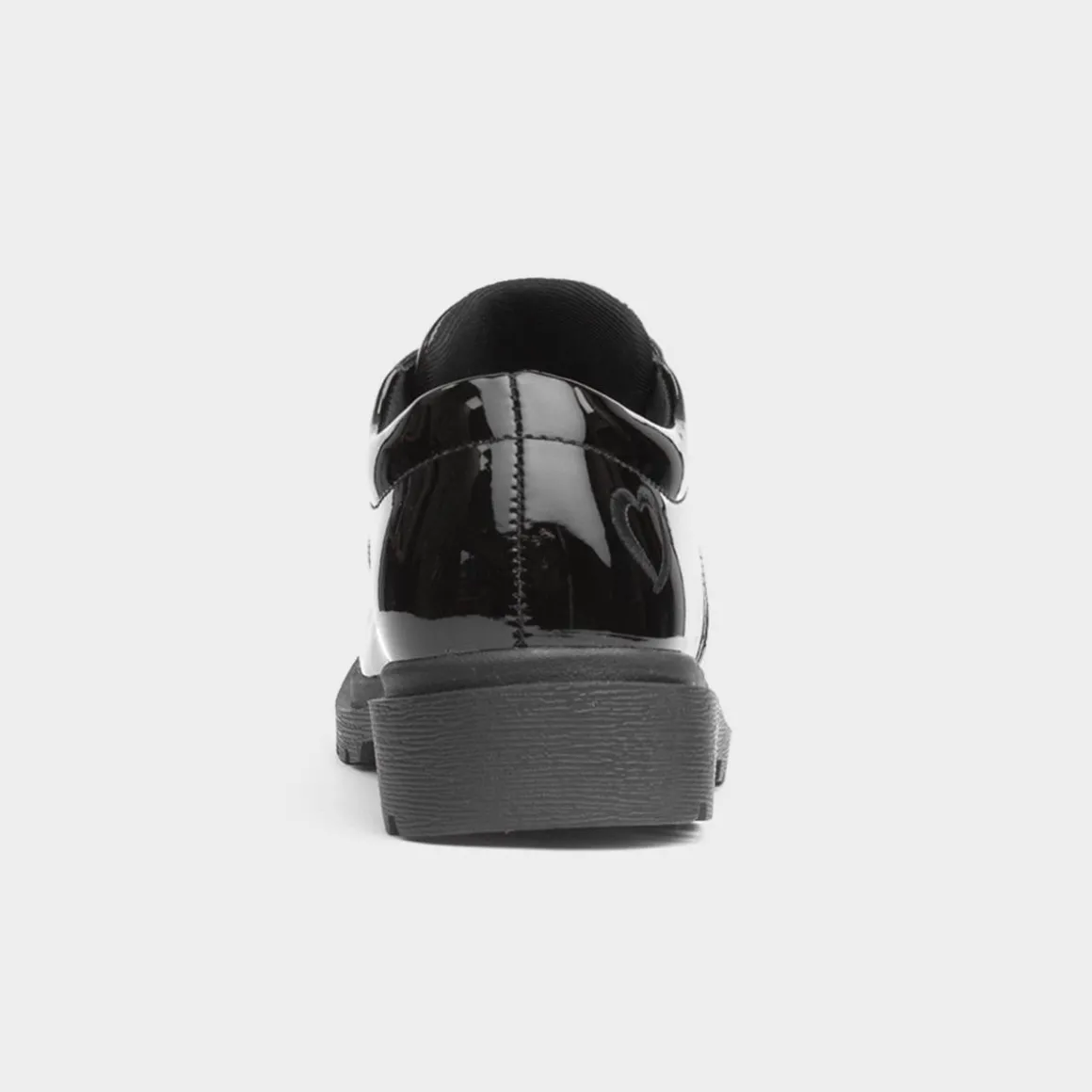 Heavenly Feet Jasmine Girls Black Patent Shoe