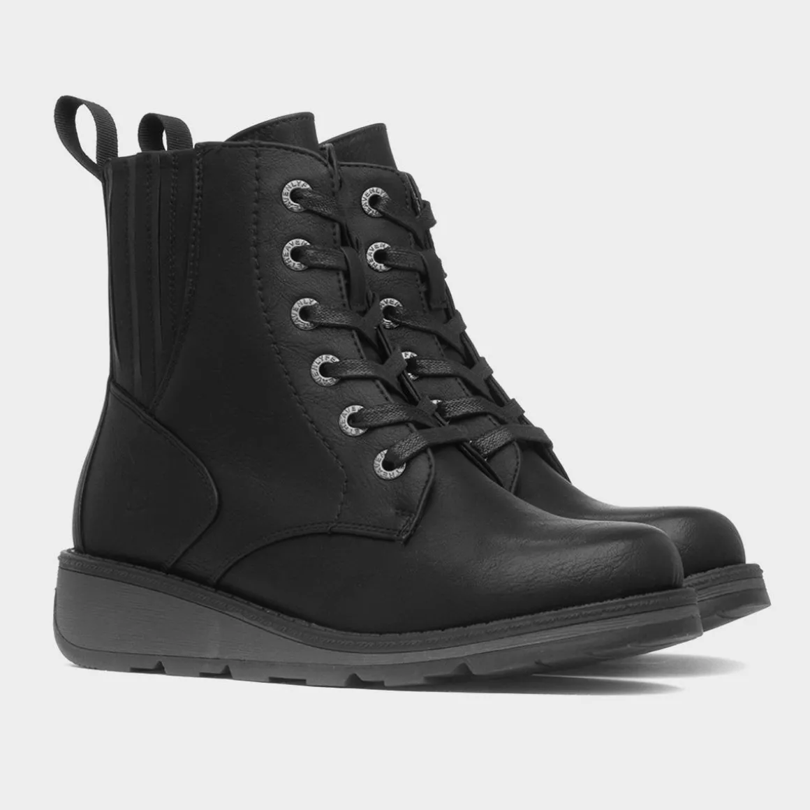 Heavenly Feet Journey Womens Black Wedge Boot