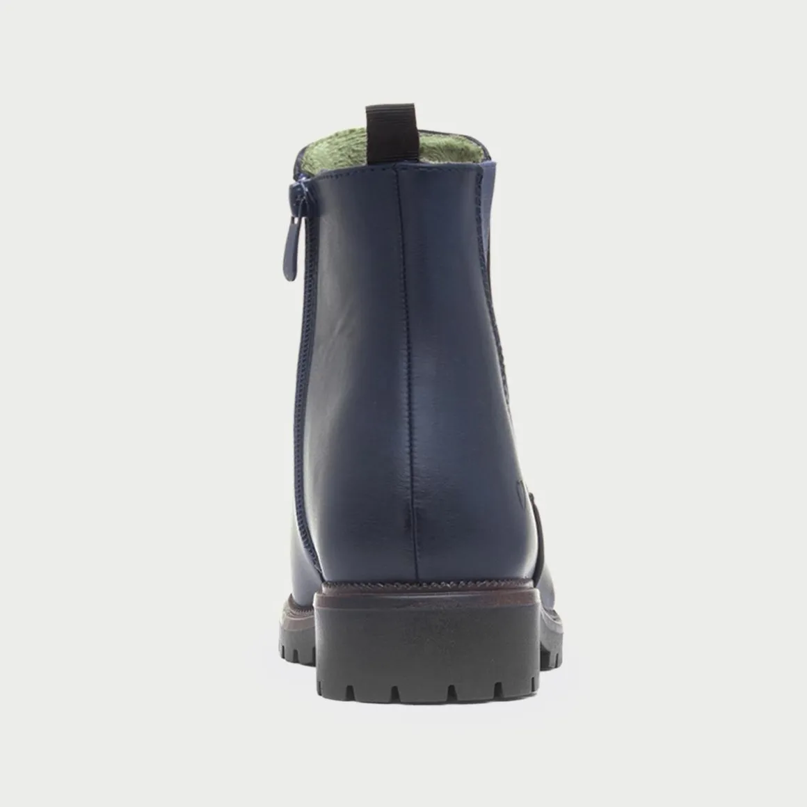 Heavenly Feet Larissa Womens Navy Chelsea Boot
