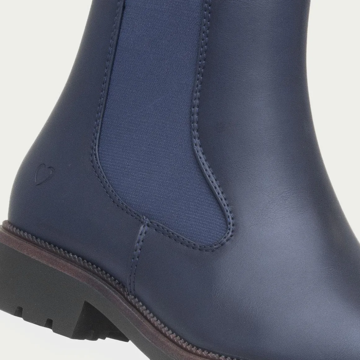Heavenly Feet Larissa Womens Navy Chelsea Boot