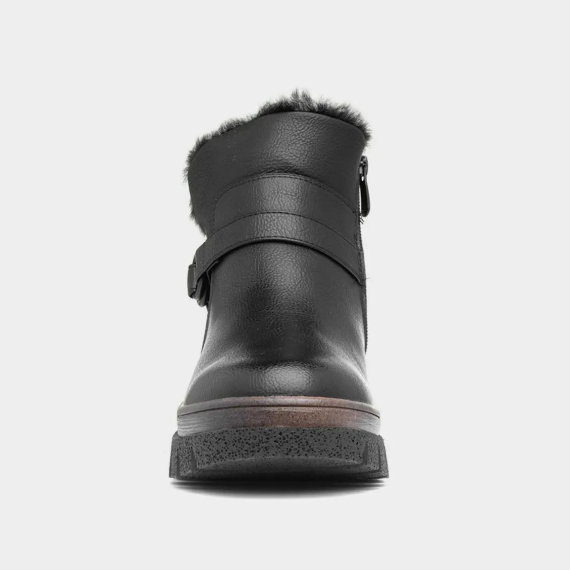 Heavenly Feet Laurel Womens Black Ankle Boot