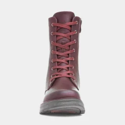 Heavenly Feet Martina Womens Burgundy Boot