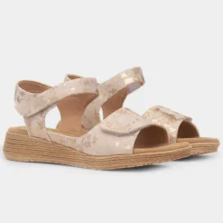 Heavenly Feet Mavis Cloud Womens Beige Sandal