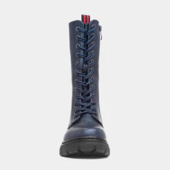 Heavenly Feet Nomad Womens Navy Calf Boot