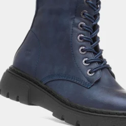Heavenly Feet Nomad Womens Navy Calf Boot