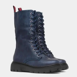 Heavenly Feet Nomad Womens Navy Calf Boot