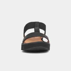 Heavenly Feet Ritz Womens Black Sandal