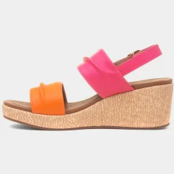 Heavenly Feet Roseanna Womens Multi Wedge Sandal