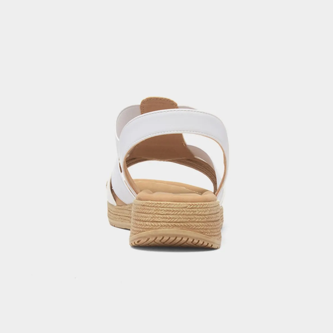 Heavenly Feet Sadie Womens White Sandal