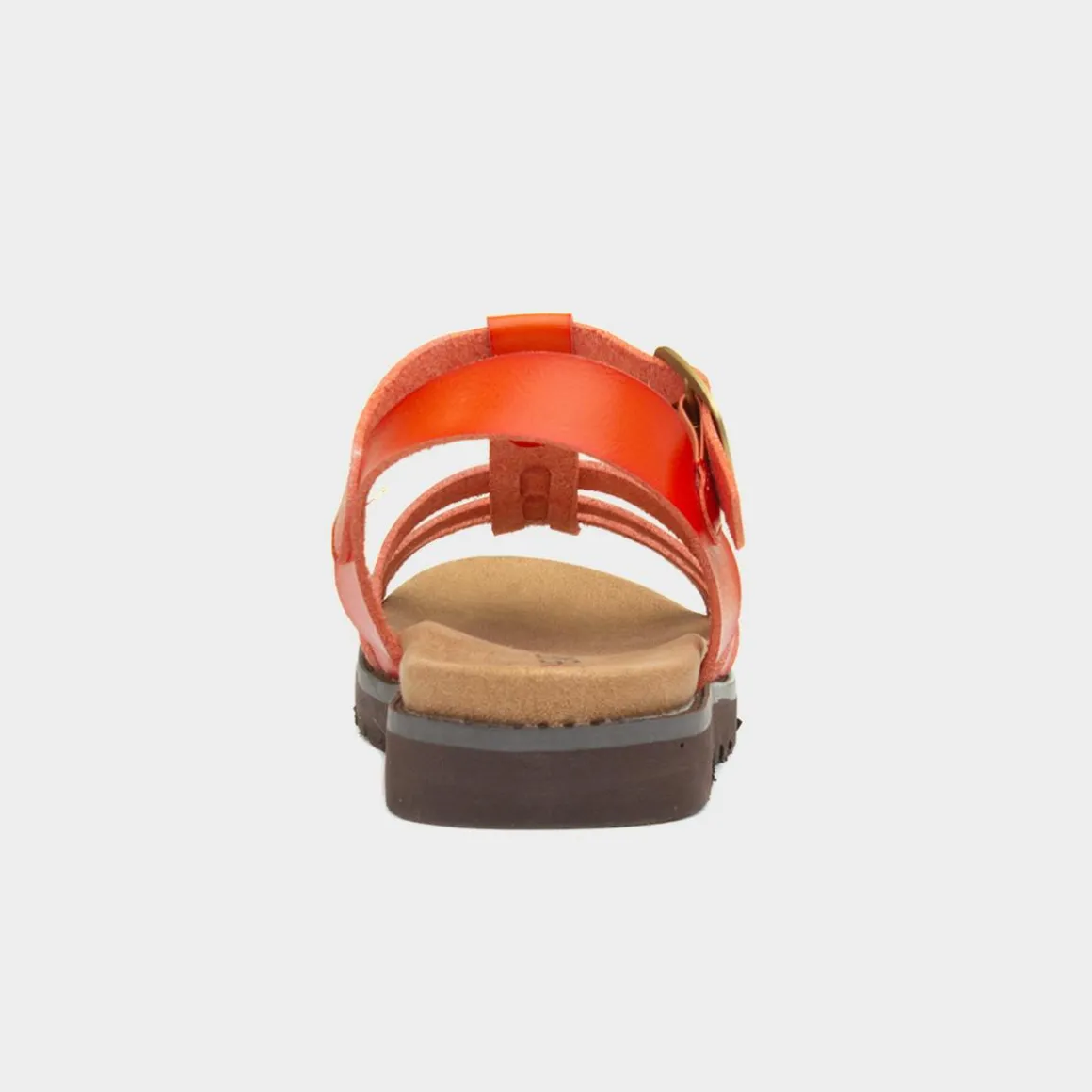 Heavenly Feet Saltwater Womens Orange Sandal