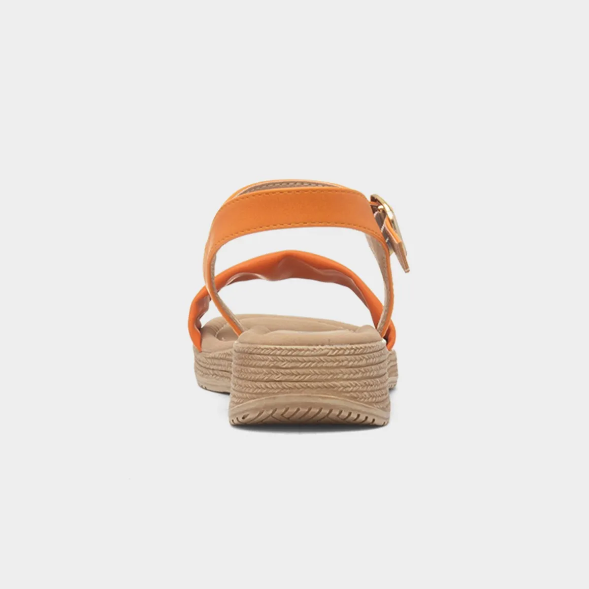 Heavenly Feet Sara Womens Orange Sandal