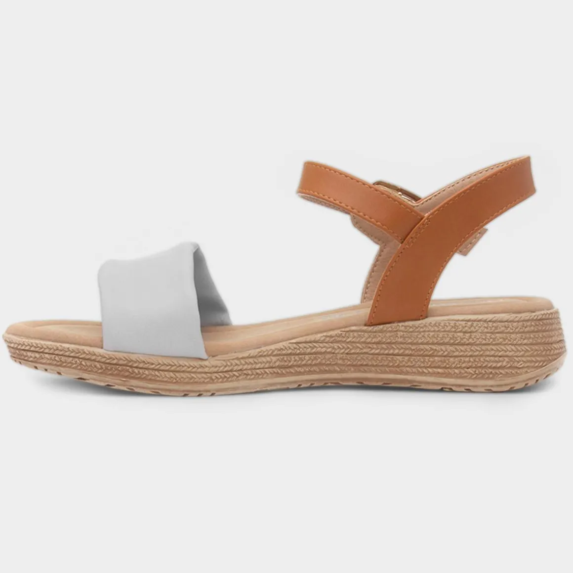 Heavenly Feet Sara Womens Stone Buckle Sandal
