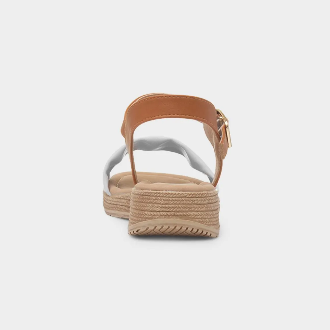 Heavenly Feet Sara Womens Stone Buckle Sandal