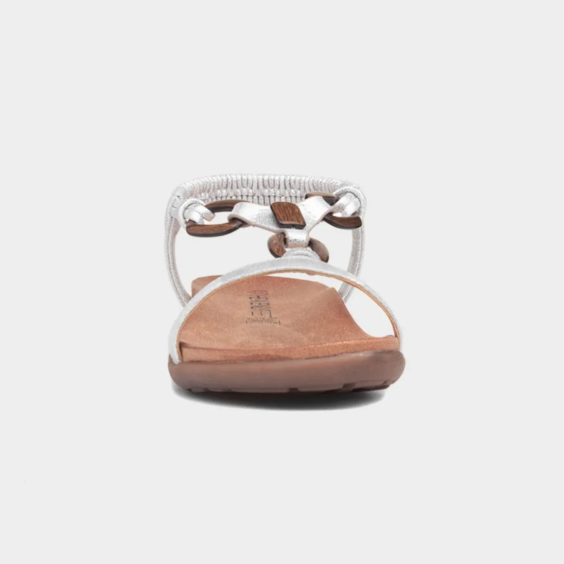 Heavenly Feet Sensation Womens Silver Sandal