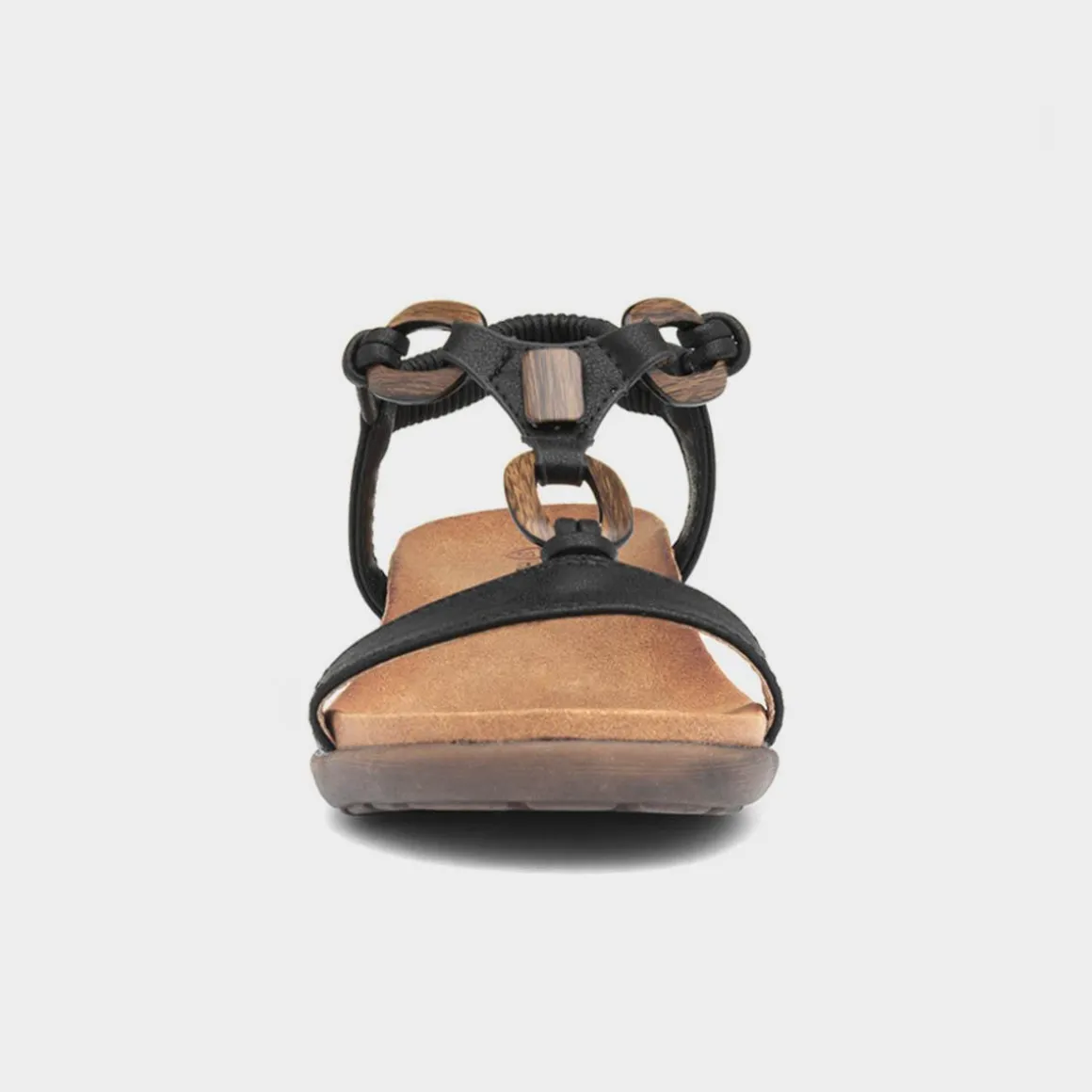 Heavenly Feet Sensation Womens Black Sandal