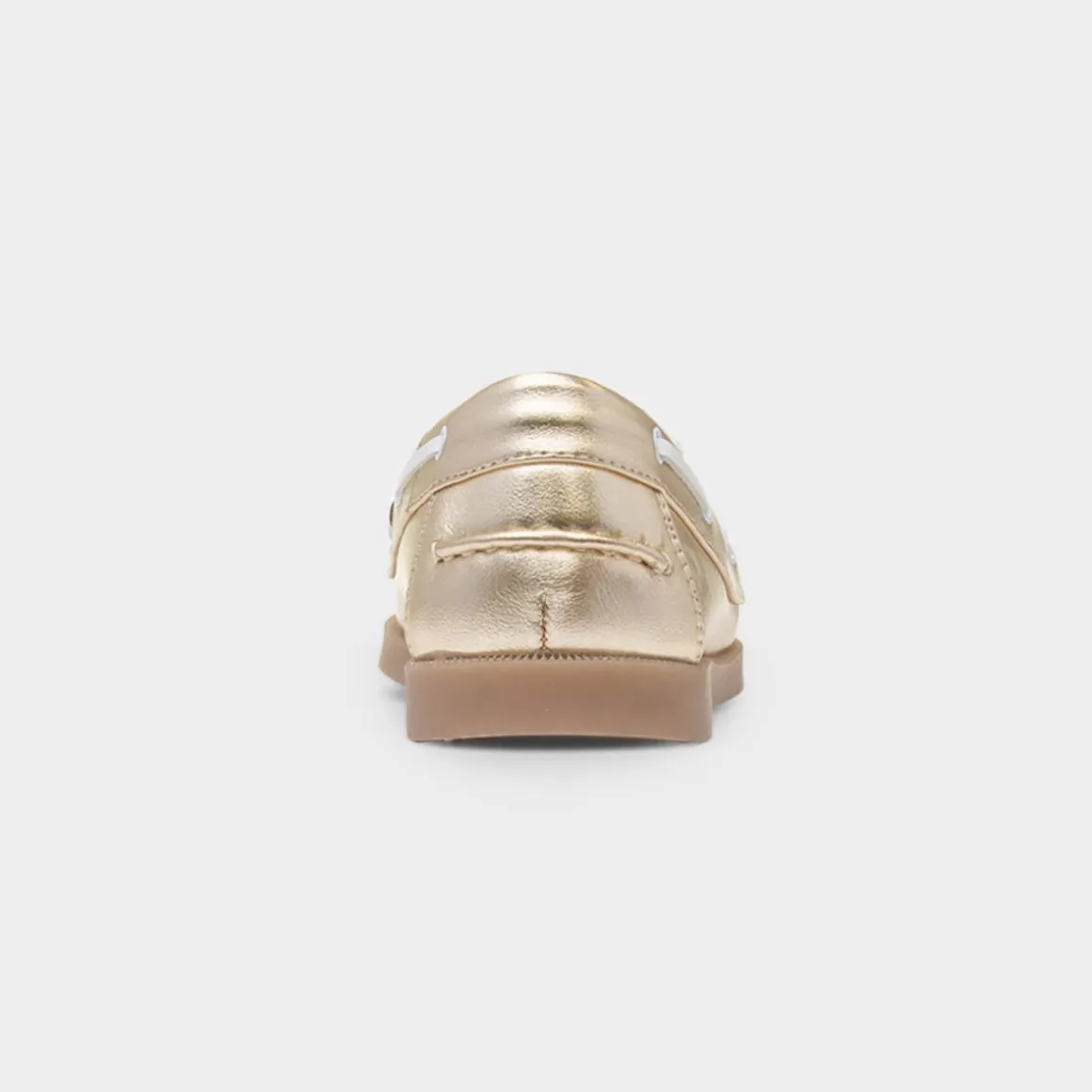 Heavenly Feet Shelly Womens Light Gold Boat Shoe