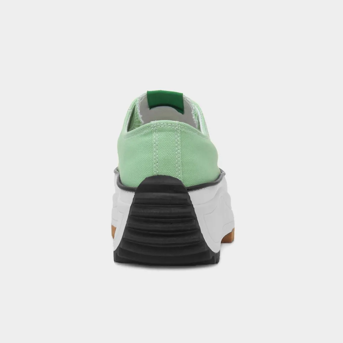 Heavenly Feet Strata Womens Mint Platform Canvas