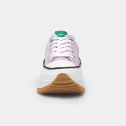 Heavenly Feet Strata Womens Lilac Platform Canvas