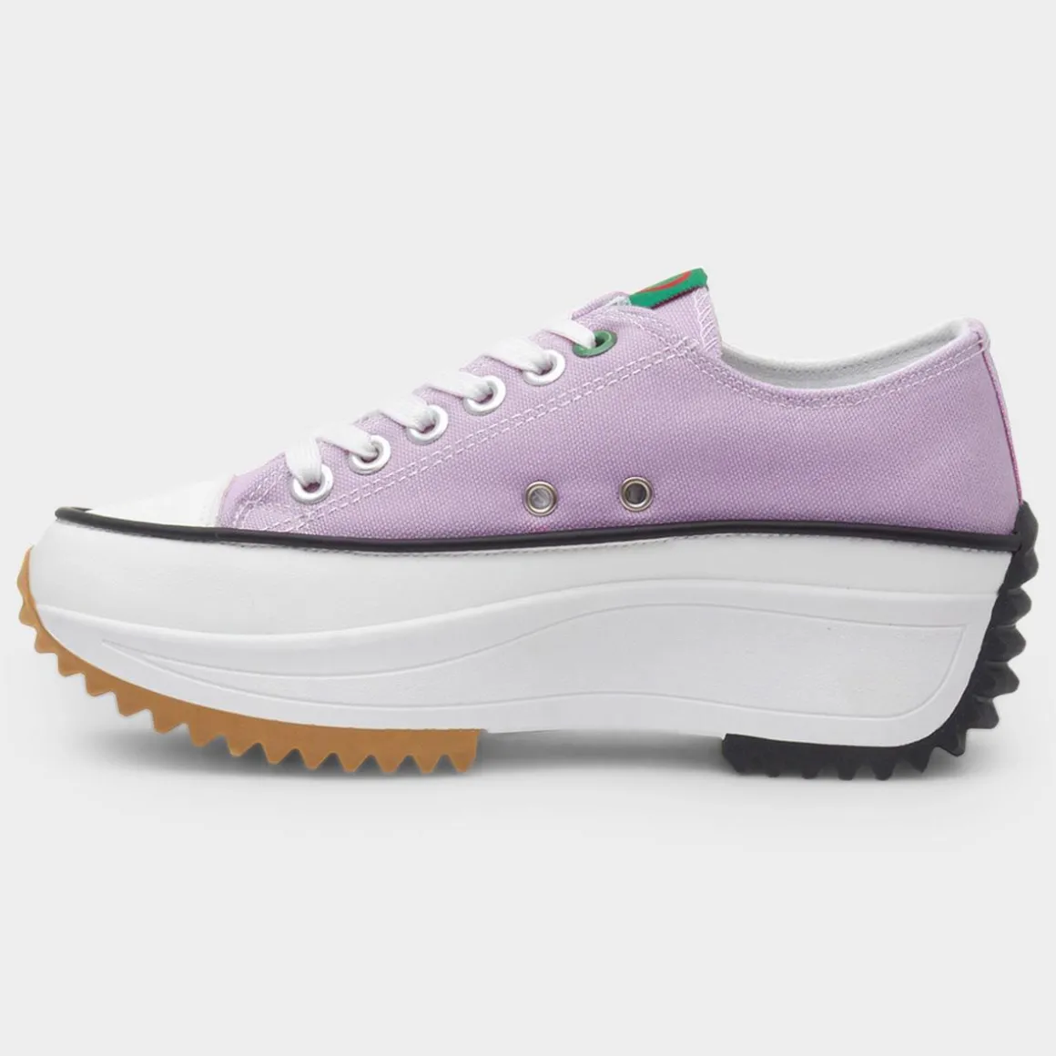 Heavenly Feet Strata Womens Lilac Platform Canvas
