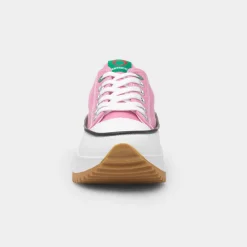Heavenly Feet Strata Women's Pink Platform Canvas