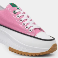 Heavenly Feet Strata Women's Pink Platform Canvas