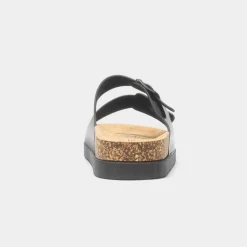 Heavenly Feet Totnes Womens Black Mule Sandal