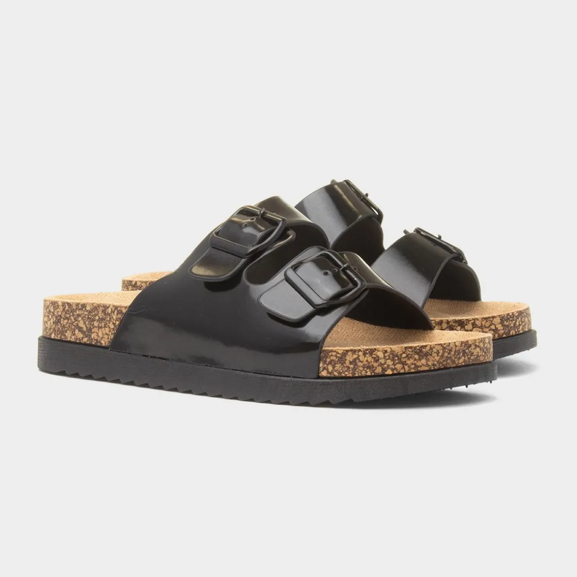Heavenly Feet Totnes Womens Black Mule Sandal