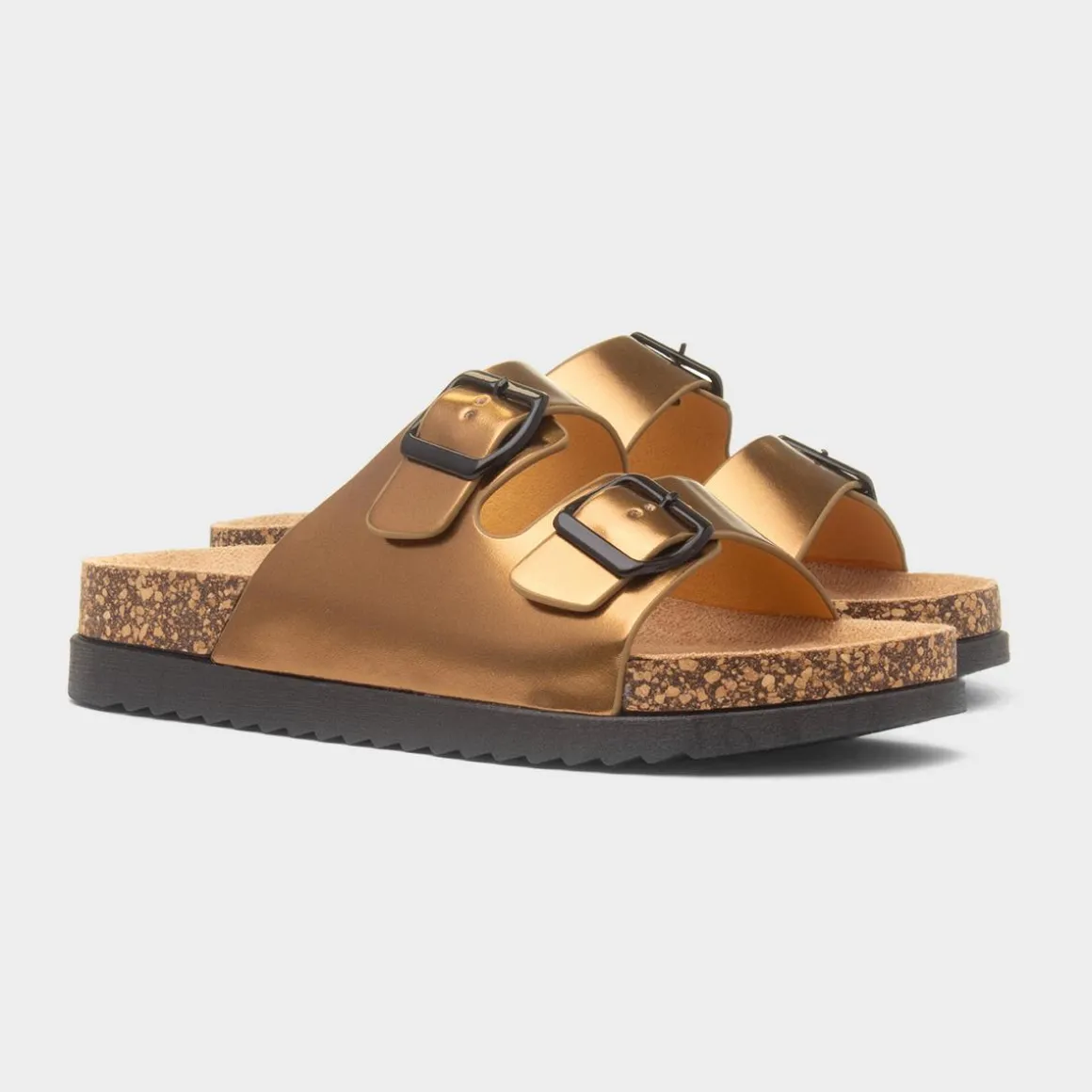 Heavenly Feet Totnes Womens Old Gold Mule Sandal