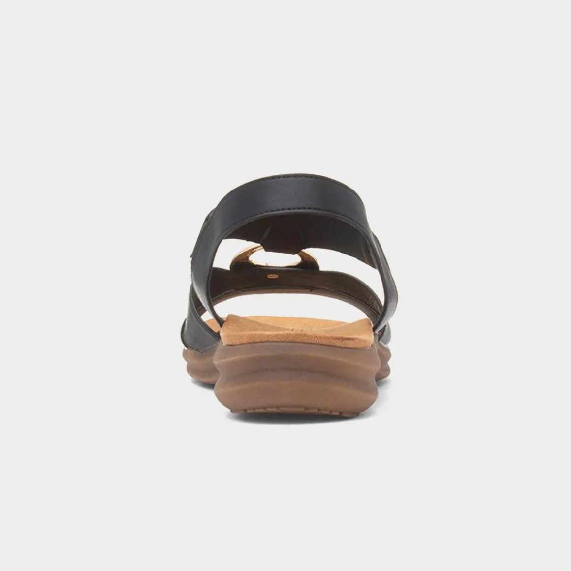 Heavenly Feet Trace Womens Black Sandal