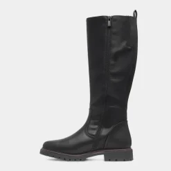 Heavenly Feet Verbena Womens Black Knee High Boot