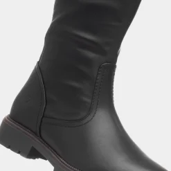 Heavenly Feet Verbena Womens Black Knee High Boot