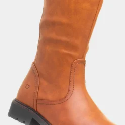 Heavenly Feet Verbena Womens Tan Knee High Boot