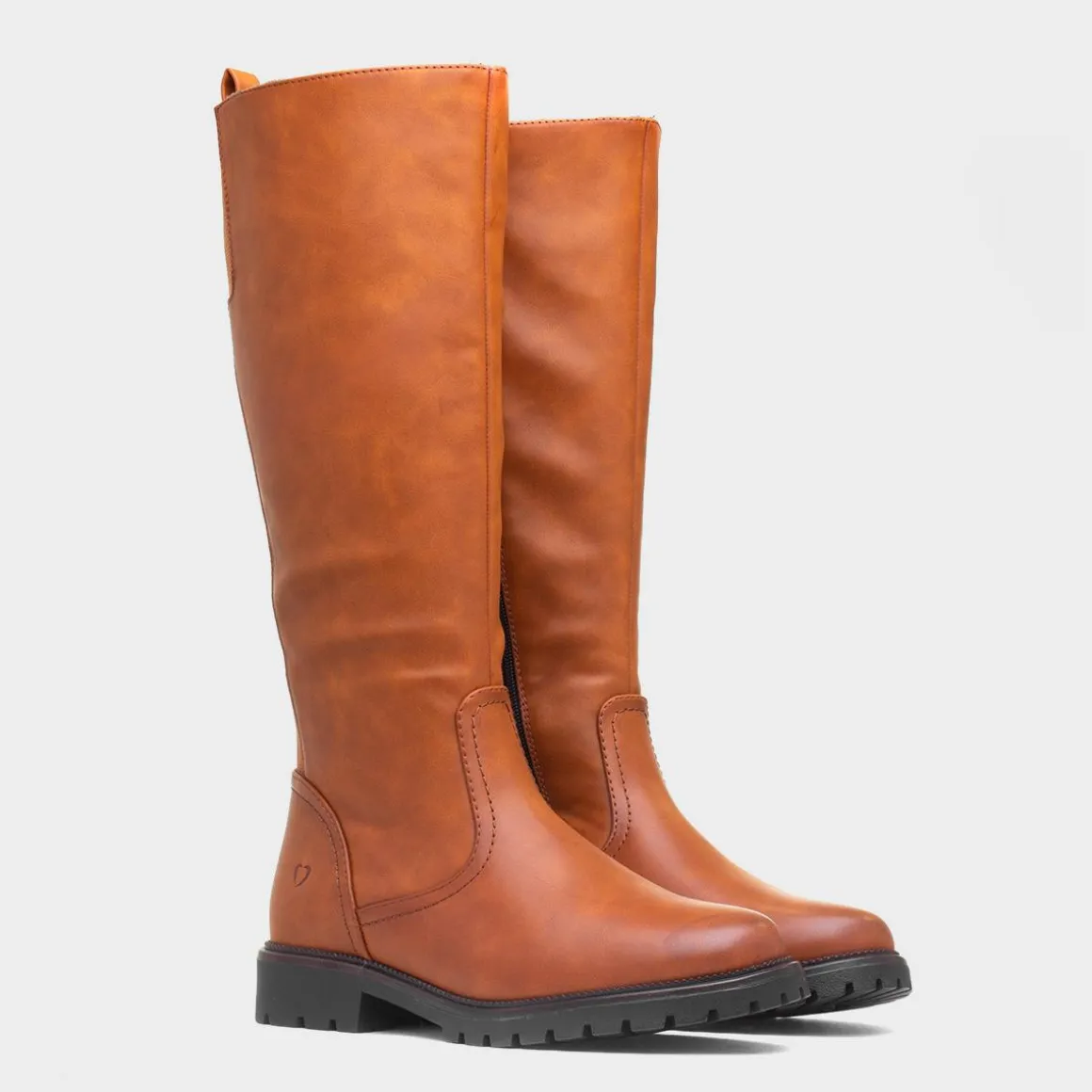 Heavenly Feet Verbena Womens Tan Knee High Boot