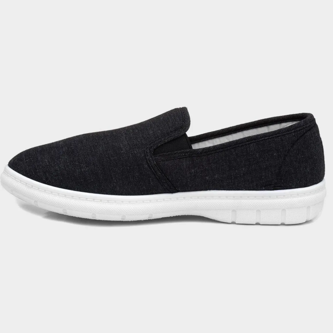 Hobos Baker Mens Grey Twin Gusset Canvas