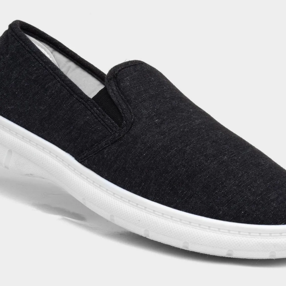 Hobos Baker Mens Grey Twin Gusset Canvas
