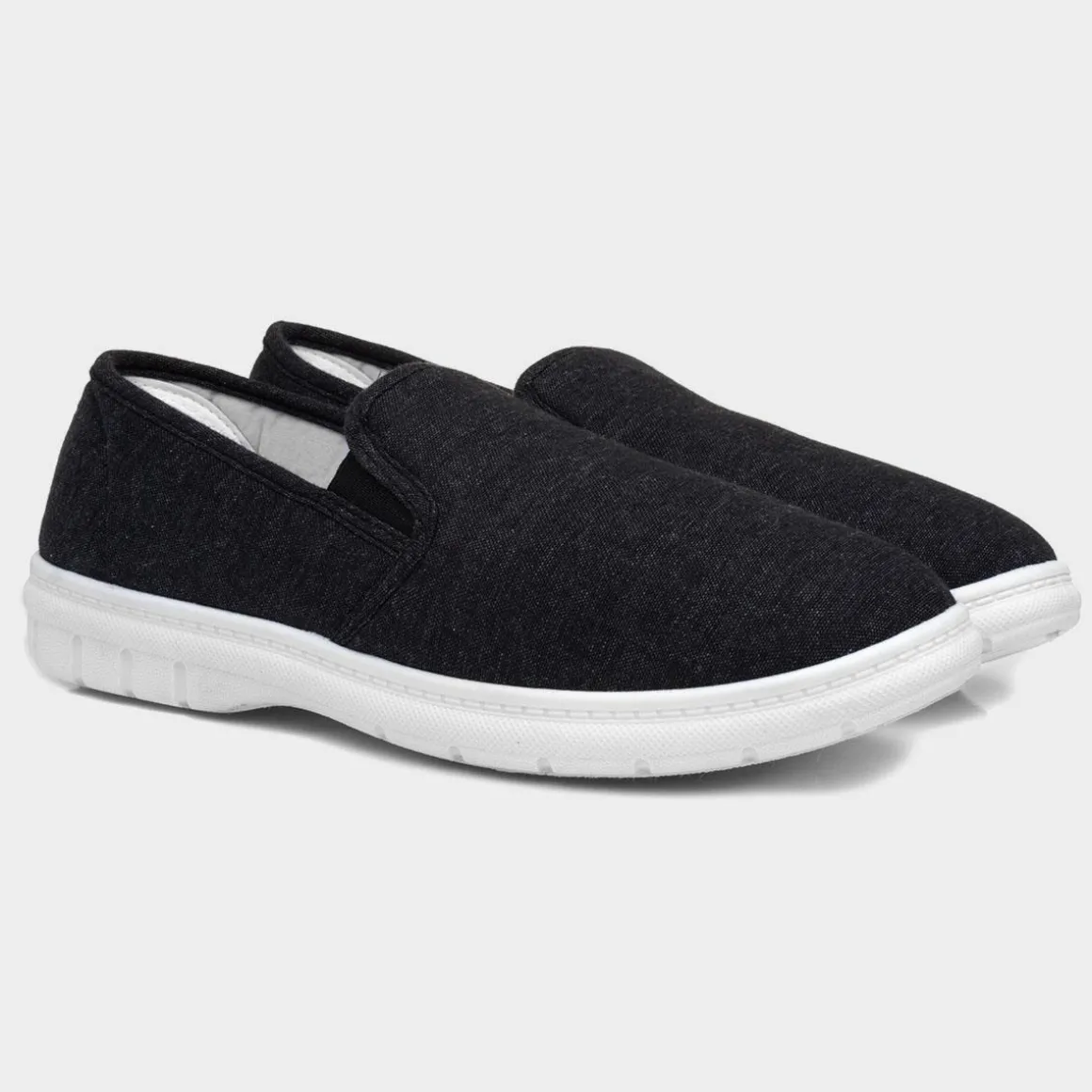 Hobos Baker Mens Grey Twin Gusset Canvas