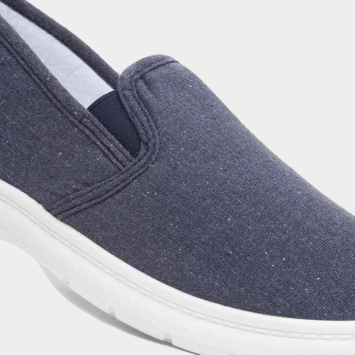 Hobos Baker Mens Navy Twin Gusset Canvas