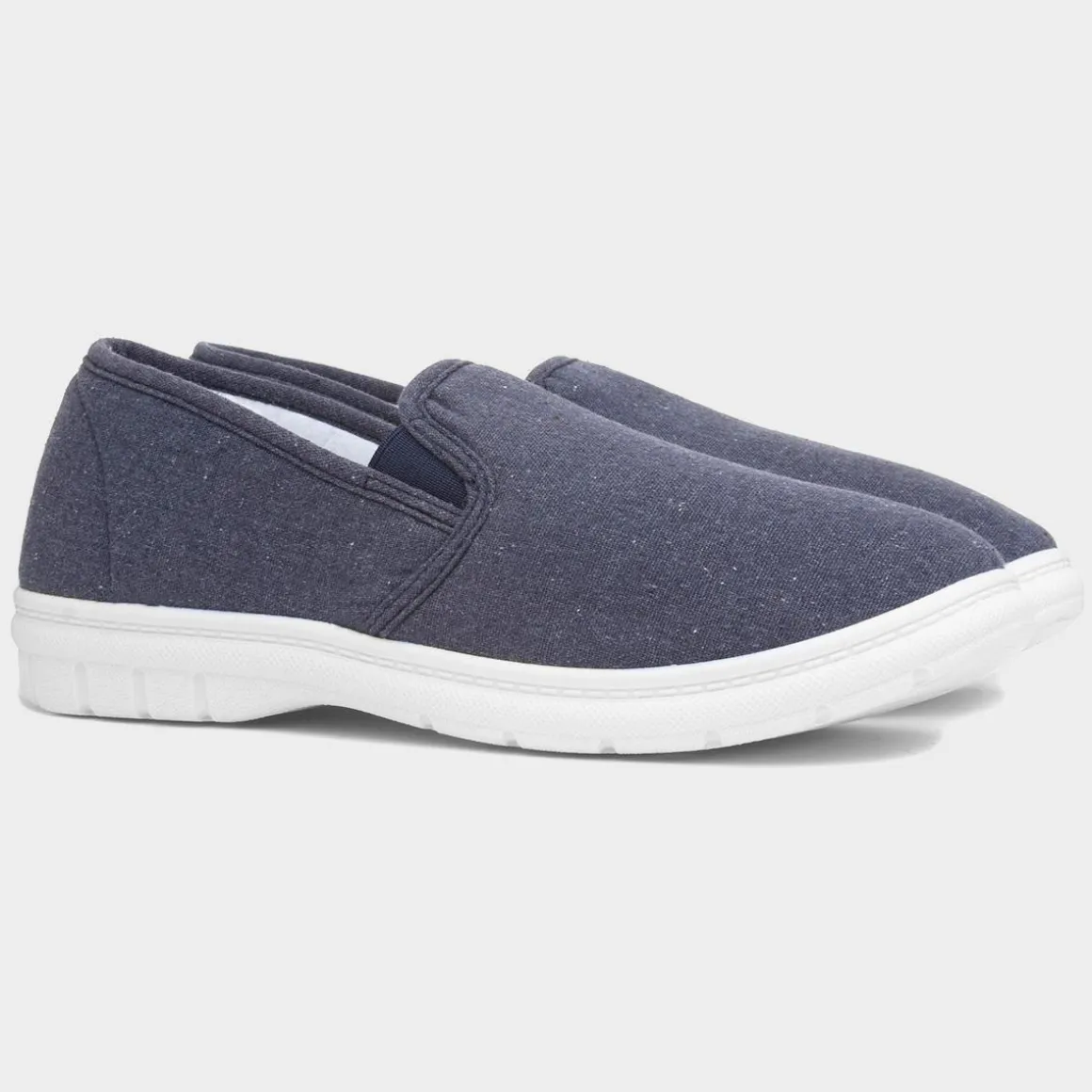 Hobos Baker Mens Navy Twin Gusset Canvas