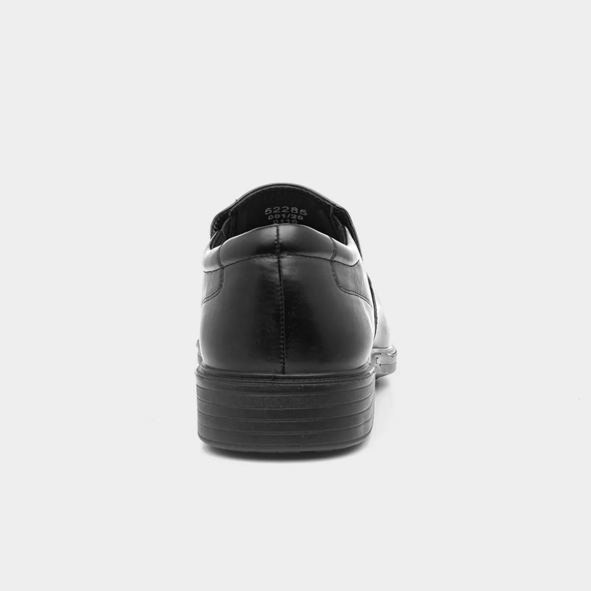 Hobos Brady Mens Black Slip On Formal Shoe