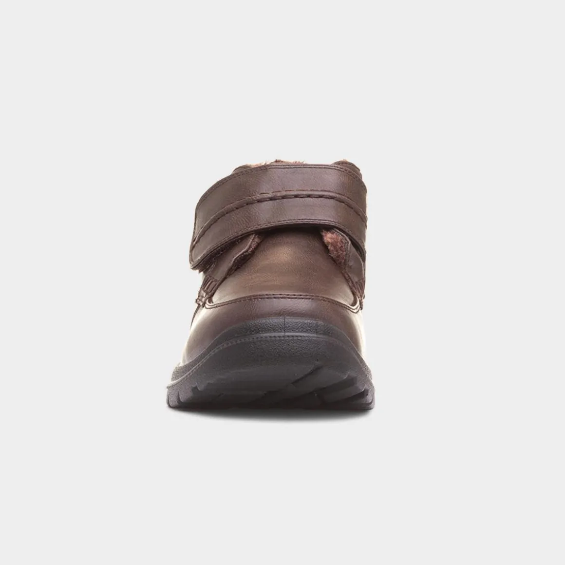 Hobos Brendan Mens Brown Faux Fur Lined Boot