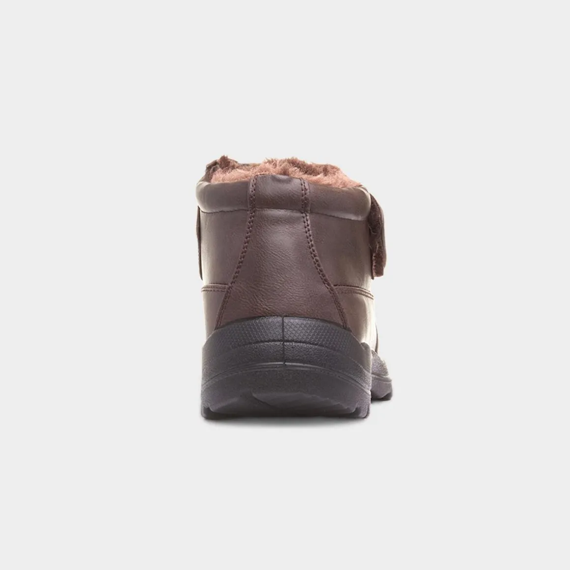 Hobos Brendan Mens Brown Faux Fur Lined Boot