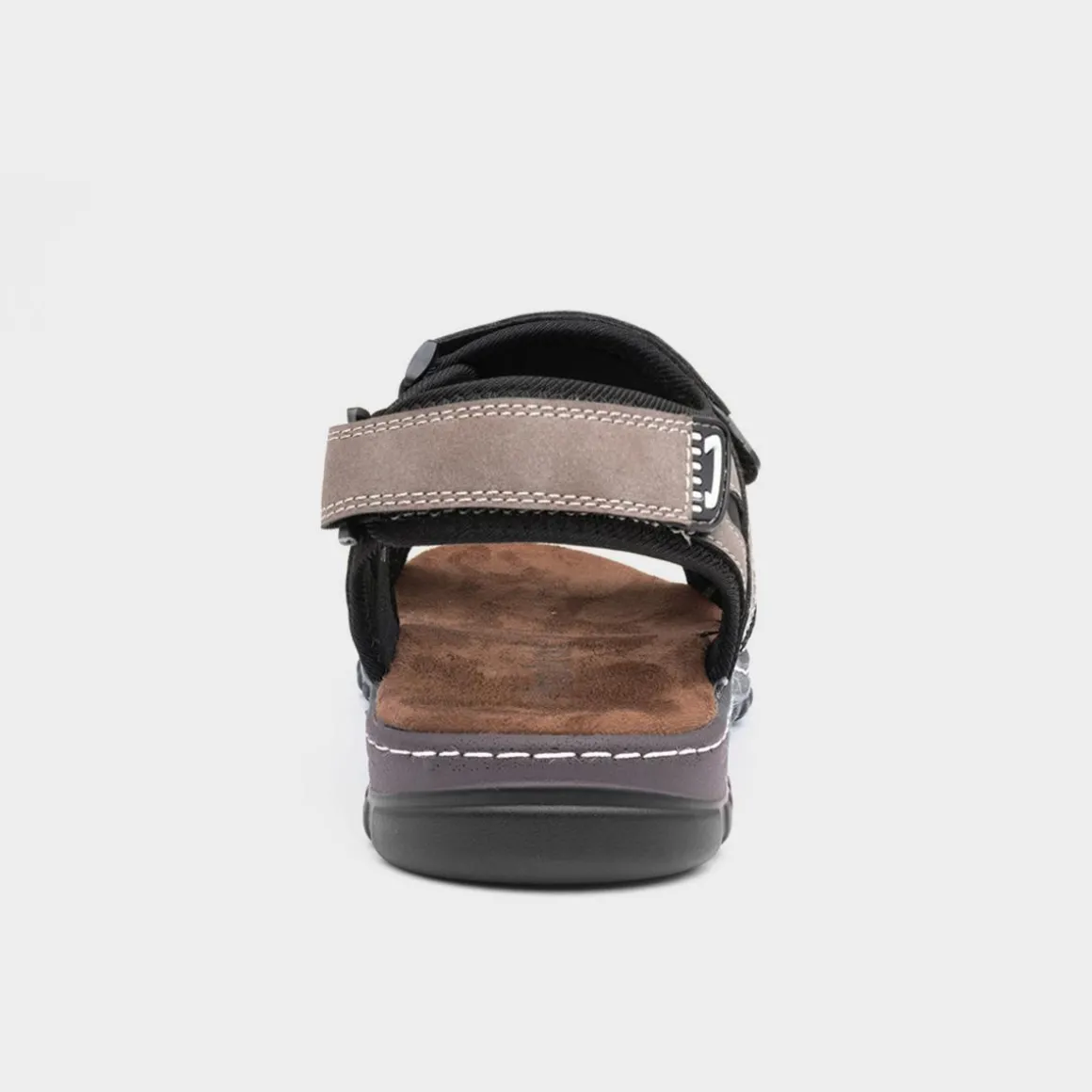 Hobos Edmund Mens Brown Sporty Easy Fasten Sandal
