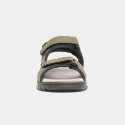 Hobos Edmund Mens Khaki Easy Fasten Sandal