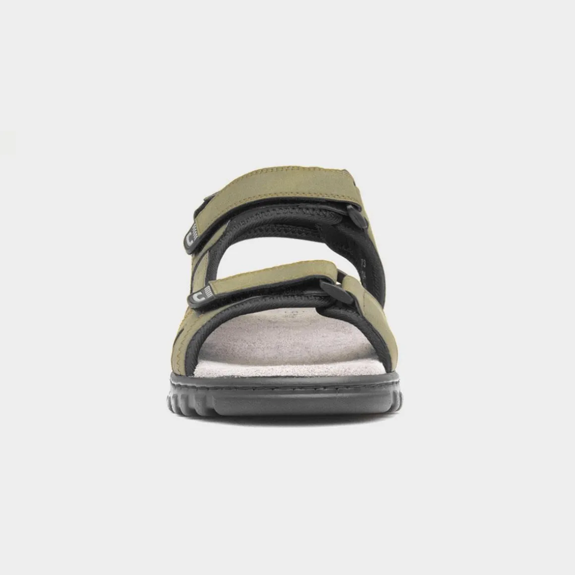 Hobos Edmund Mens Khaki Easy Fasten Sandal