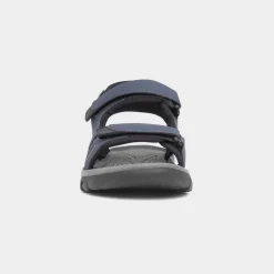 Hobos Elliot Mens Navy Easy Fasten Sandal
