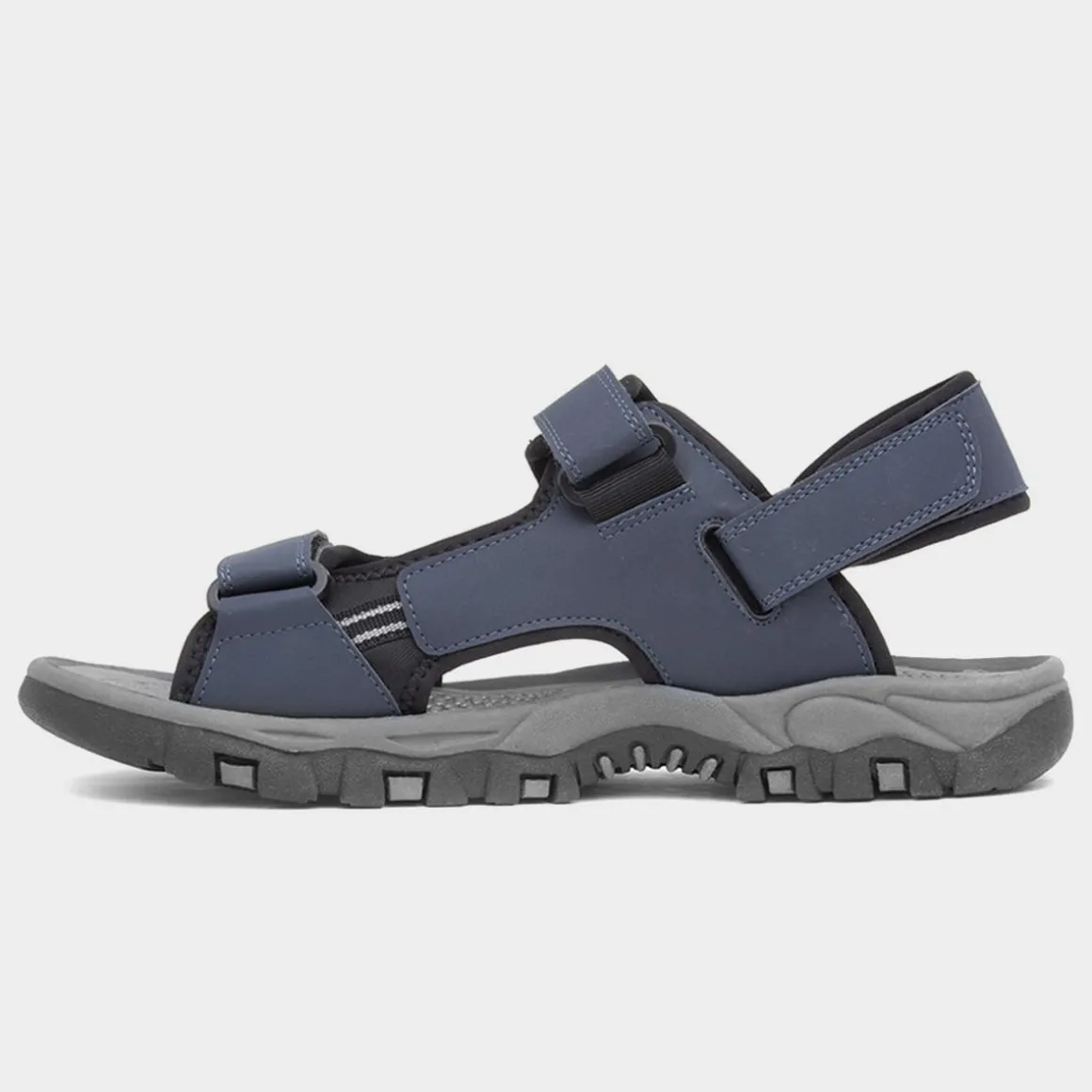Hobos Elliot Mens Navy Easy Fasten Sandal