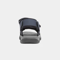 Hobos Elliot Mens Navy Easy Fasten Sandal